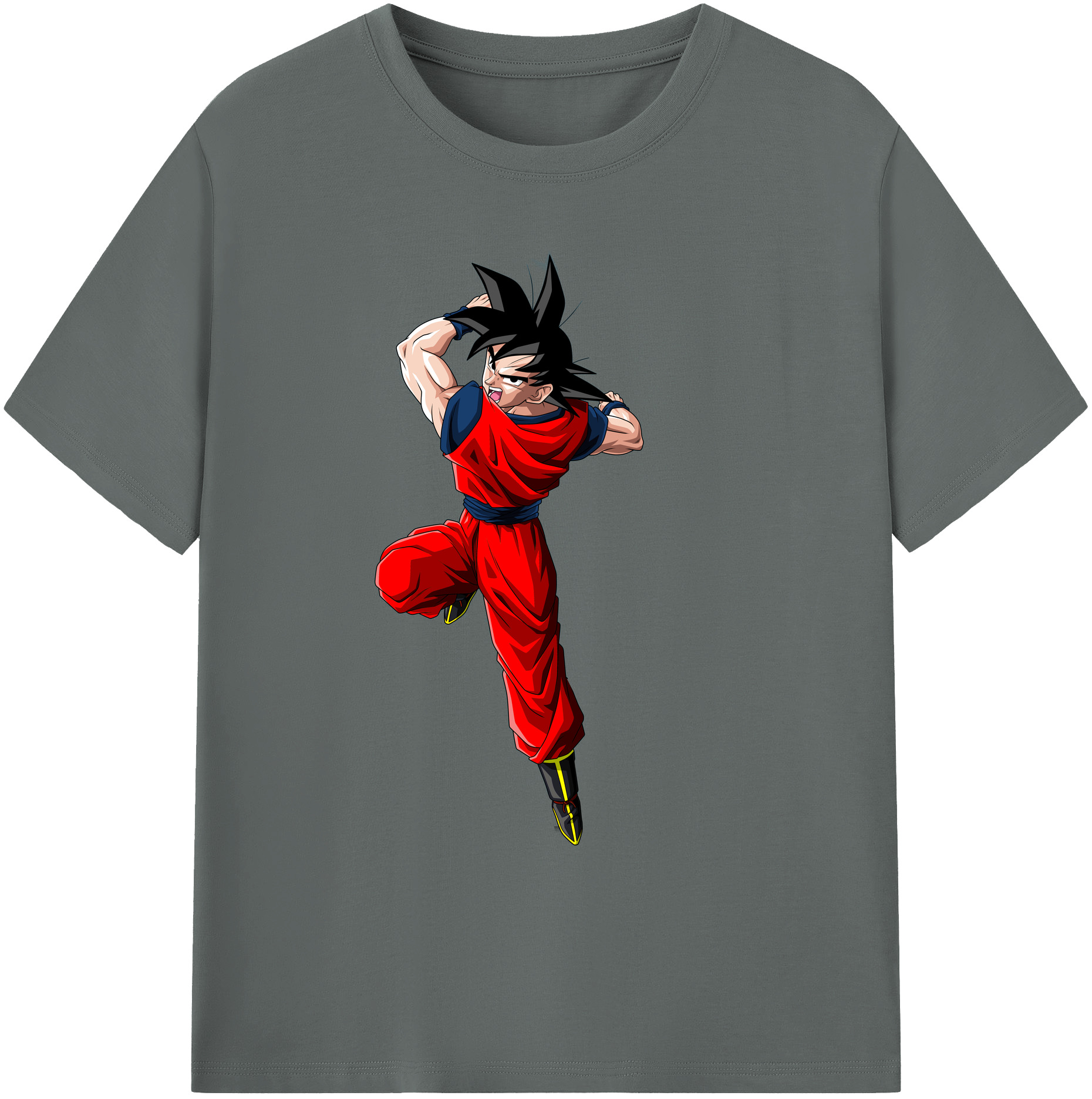 （画像用） ドラゴンボール 孫悟空（そん ごくう）Son Goku カカロット DRAGON BALL Kakarotto 綿100％ メンズ半袖Tシャツ｜肌触りやわらか＆通気性
